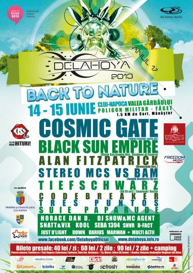 14-15th june: DELAHOYA 2013 - BACK TO NATURE