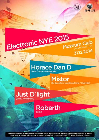Electronic NYE 2015 @ Muzeum Club Cluj-Napoca